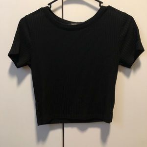 Forever 21 Black Crop Top